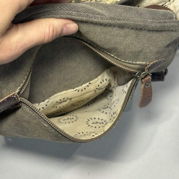 Myra Bags Womens Freaky Upcycled Materials Shoulder Bag Crossbody - Picture 4 of 11